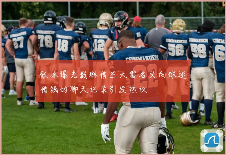 张冰曝光戴琳借王大雷名义向球迷借钱的聊天记录引发热议